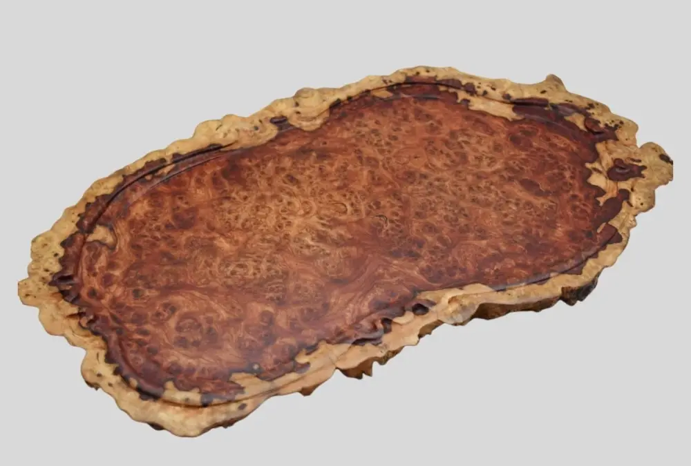 Burlwood Tray