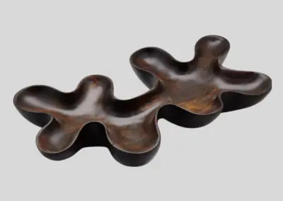 Flow Ebony Wood Tray