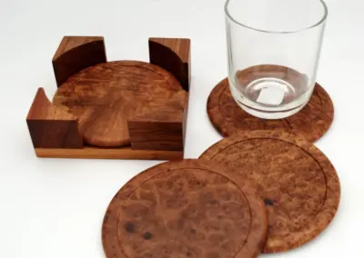 Burlwood Coaster