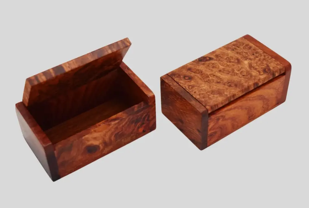 Burlwood Name Card Box 02